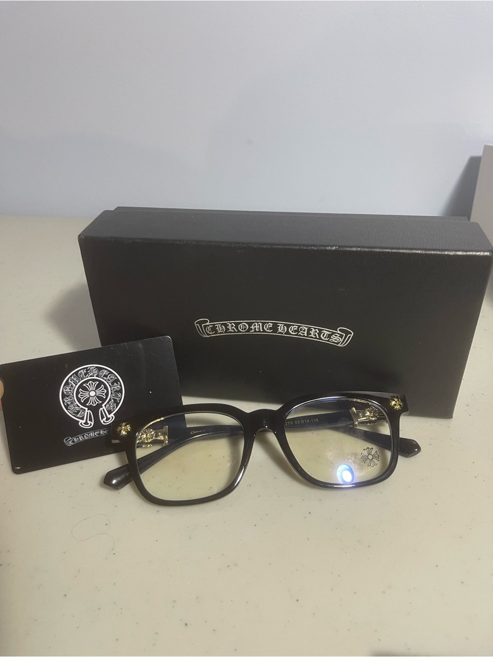 Chrome Hearts Black/Gold With Box
